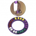 Tragbare Spule Halter mit 20 Pack Gewinde Spulen, gummi Spule Ring Savers Spule Organisatoren für Metall oder Kunststoff Nähmasc