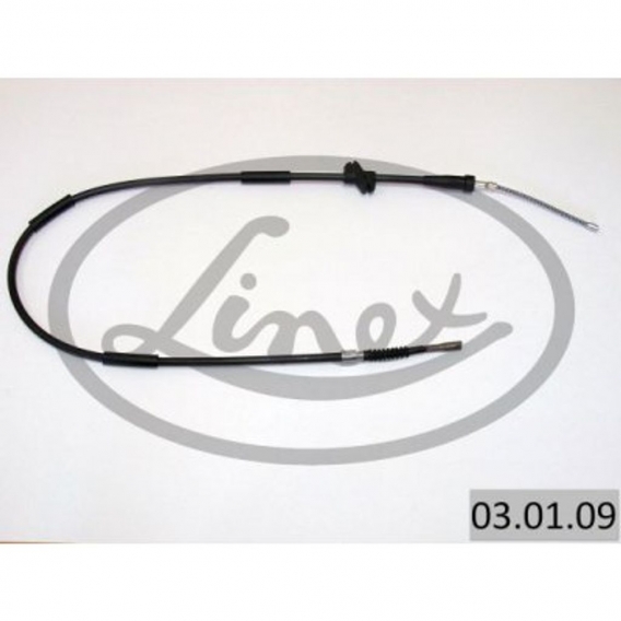 LINEX RECHTS Seilzug Betriebsbremse für AUDI 80 (89 89Q 8A B3)