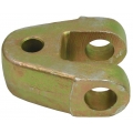 Gabelgelenkkopf für hydraulischen Oberlenker 19-36,5mm verzinkt ohne Gewinde, Bohrung schlepperseitig:36.50mm (Deutz)