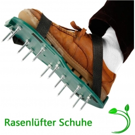 More about Rasenlüfter-Schuhe mit Nägel und Riemen einstellbar Rasenlüfter Vertikutierer Aerifizierer Rasenbelüfter Schuhe Lüfterschuhe Nag