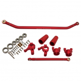 More about 1/10 RC Auto Upgrade Teile ALUMINIUM LENKUNG KIT für Axial Wraith 90018 90020 90031 90056 Farbe rot