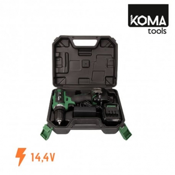 Schraubendreher KOMA 14,4V - 2 Batterien 1,5Ah - 1 Ladegerät 08703