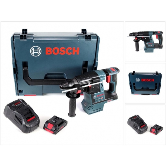 Bosch GBH 18V-26 Akku Bohrhammer 18V 2,6J SDS plus Brushless + 1x ProCORE Akku 4,0Ah + Ladegerät + L-Boxx