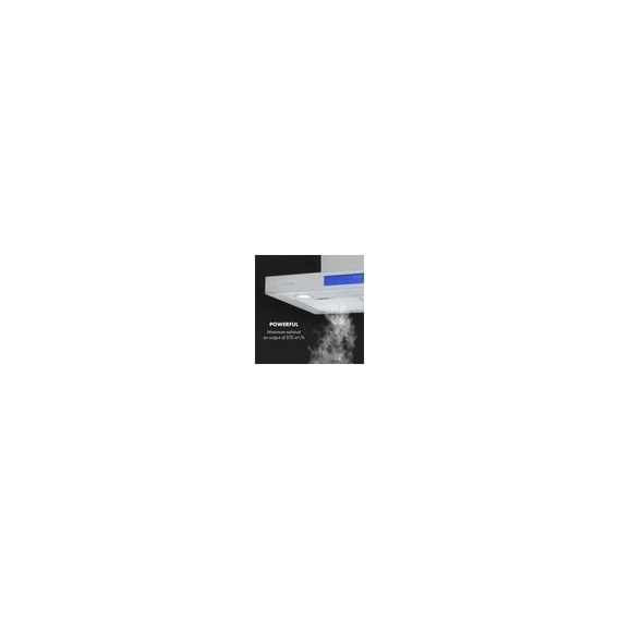 Klarstein Sabrina Dunstabzugshaube, Wandhaube, 60cm, EEK A, Umluft- oder Abluftbetrieb, 575 m³/h, 3 Leistungsstufen, LCD Display