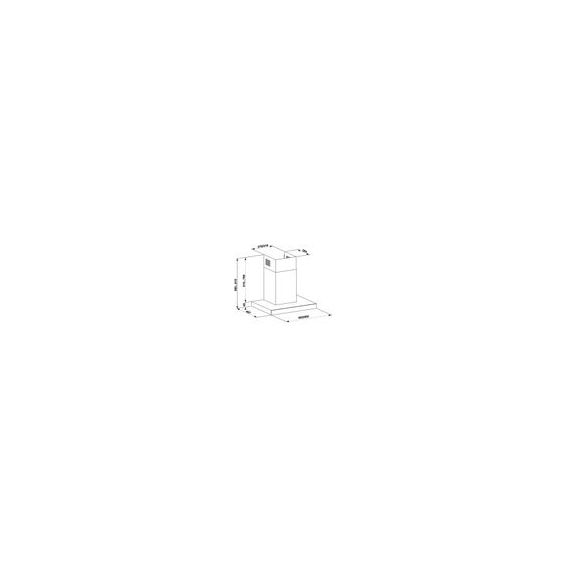 GURARI Wandhaube GCH F 462 BL 6 PRIME, Dunstabzugshaube 60 cm 1000m³/h Wandhaube in schwarz, EEK A, TouchControl