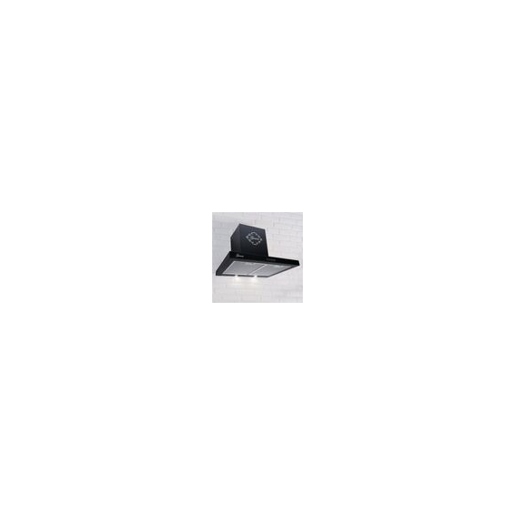 GURARI Wandhaube GCH F 461.6 BL mit Abluftschlauch 150mm,, Dunstabzugshaube 60 cm in Schwarz, 1000m³/h, Wandhaube