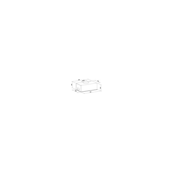 GURARI Deckenhaube GCH E 217 70 BL Prime  inkl. Umluftset, Dunstabzugshaube mit Fernbedienung in schwarz, 70cm 1000m³/h EEK A Ei