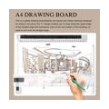 A4 Bild Zeichenbrett Kartografische Plattform mit glatten Fuehrungsschienen Praezise Markierungen Funktionsdesign Hilfswerkzeug