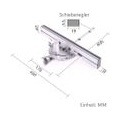 450mm Gehrungslehre Miter Gauge DIY Holzbearbeitungswerkzeug Gehrung Messgerät Sägen, für Tischsäge Säge Zubehör