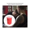 1 STueCKE Tattoo Medizinische Kunststoff Sharps Container Biohazard Nadel Entsorgung 1L Abfall Box Fuer Taetowierung Zubehoer