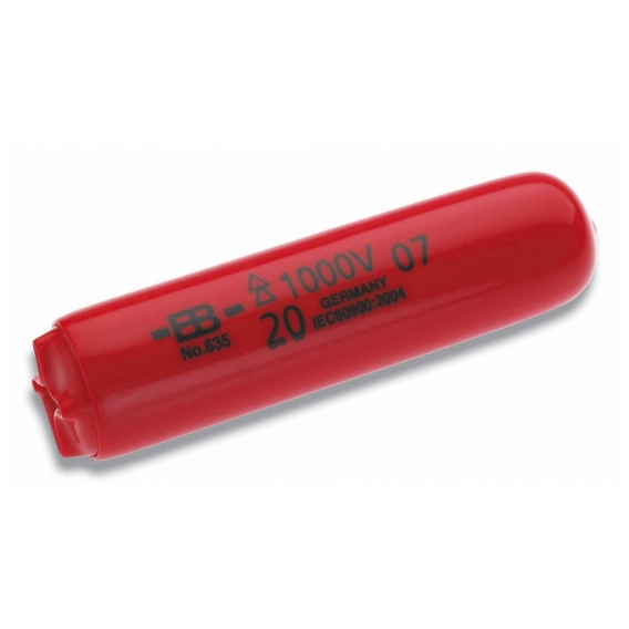 Cimco Aufstecktülle 1000 V, nicht nummeriert, selbstklebend 140172  Farbe: rot