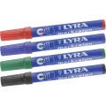 LYRA Permanentmarker 1-4 mm fein rot