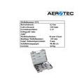 AEROTEC Druckluft Meißelhammer Set STX II 225mm im Koffer inkl 5 Meißel, 3200min