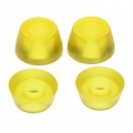 2 Stück Konische Top Bushings , 2 Stück zylindrische Bodenbuchsen Farbe Transparentes Gelb Größe wie beschrieben