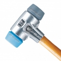 HALDER Simplex Schonhammer ALU-Gehäuse Kopf TPE blau / grau 3113 versch. Größen, Halder Durchmesser:50