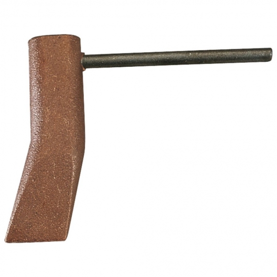 GCE Kupferstück Hammerform mit Eisenstift gekröpft für Propan-Handgriff 500g