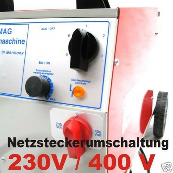 Schutzgasschweißgerät Schweißgerät MIG/MAG 181 flex Schweißmaschine 400 V - 3-ph