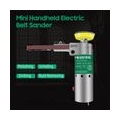 211pcs 100W Mini Elektrischer Bandschleifer Elektrischer Schleifer Polierer Schleifbandwerkzeug Kleine Handschleifmaschine mit 7