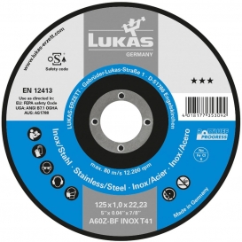 More about LUKAS 25x Trennscheibe T42 für Edelstahl 125x2.5 mm gekröpft | für Winkelschleifer | A30Z-BF