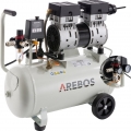 AREBOS 8bar Druckluft Kompressor ölfrei 24L 800W inkl.Druckminderer - direkt vom Hersteller