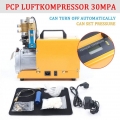 Intelligente Hochdruckluftpumpe Luftkompressor Hochdruck Luft Kompressor Pumpe Automatisch Stopp 300 BAR 4500PSI 220V
