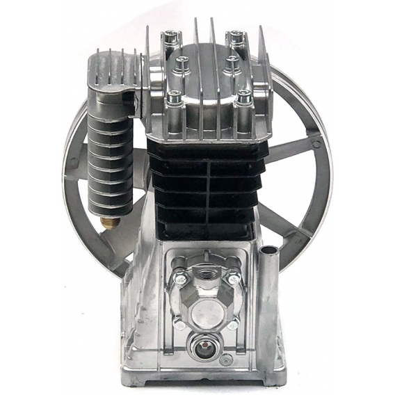 2065-3 PS Lufkompressor Pumpenkopf Kolbenkompressor Pumpenkopf Zylinderpumpe + Schalldämpfer 2.2KW 250L/min