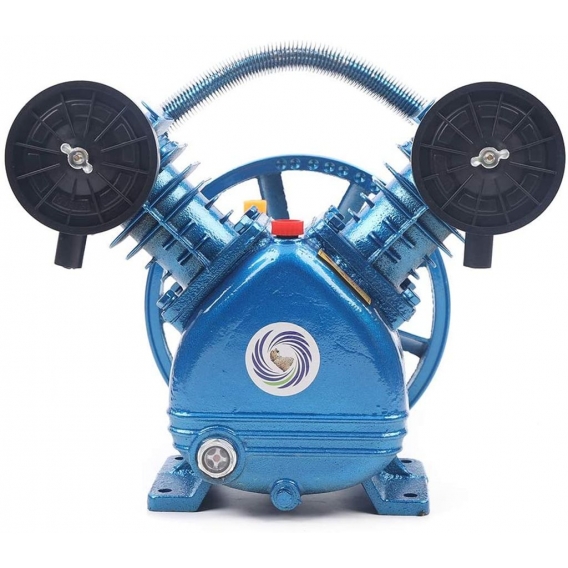 1500W V2 Zylinder Pumpenkopf Luftkompressor Druckluft Kompressor Aggregat Type 170L/min 8bar für die chemische Industrie