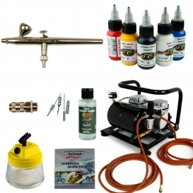 More about Airbrush Set Body Painting - Ultra 0,2 Airbrushpistole + Sparmax AC-500 Kompressor - Kit 9408