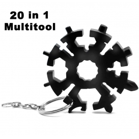 More about Powerdelux 20 in 1 - Schneeflocken Multi-Tool, Edelstahl Schneeflocke Tool, Schneeflocken Schlüssel, Geschenke für Männer, Schra