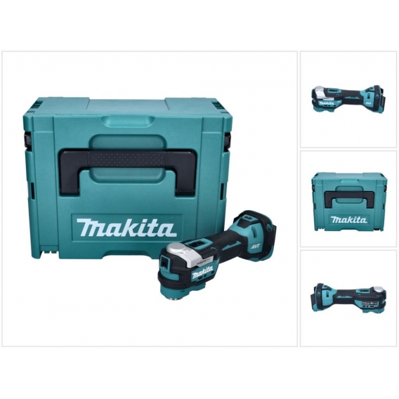 Makita DTM 52 ZJ Akku Multifunktionswerkzeug 18 V Starlock Max Brushless + Makpac - ohne Akku, ohne Ladegerät