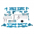 Vorne und Hinten Hub Basis C Träger Knuckle Upgrade Kits für 1:14 Wltoys 144001 1:12 124019 124018 RC Auto Farbe Blau
