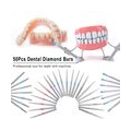 50Pcs Dental Diamond Burs Bohrer Dental High Speed ??Burs Z?hne Polieren & Gl?tten Werkzeug