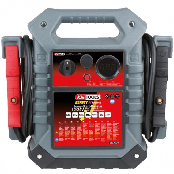 KS Batterie Booster Starthilfegerät 12V/24V 1400/700A