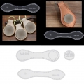 2 Teile / Satz Klare Acryl Muster Vorlage DIY Werkzeug Für Lederhandwerk