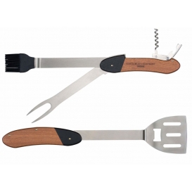 More about Gentlemen's Hardware multitool-Grill 29,5 x 9 cm Holz/Edelstahl silber