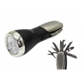 Multitool LED Taschenlampe Edelstahl Werkzeug Schraubendreher Lampe Schere Torch