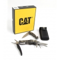 CAT Multitool BOX 2er Set mit 10 in 1 Multitool mit Gürteltasche und Messer mit Sicherheitshammer
