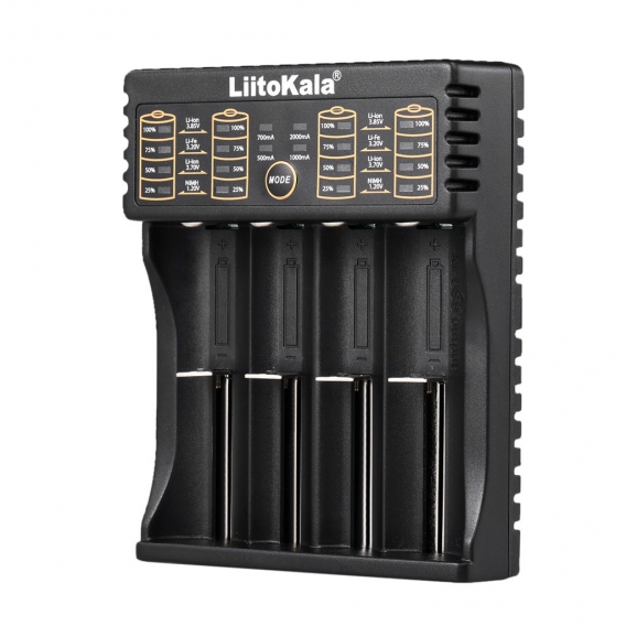 LiitoKala Lii-402 Smart Ladegerät 1.2V 3.7V 3.2V 3.85V AA / AAA für 18650 18490 18350 17670 17500 16340 14500 10440 Batterien