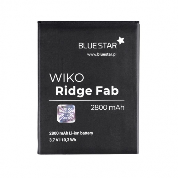 Bluestar Akku Ersatz kompatibel mit Wiko Ridge Fab 2800 mAh Austausch Batterie
