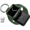 Ladegerät für Apple Watch Ladegerät USB C 1400mAh Magnetisches Ladegerät mit Schlüsselanhänger für iWatch Series 7/6/SE/5/4/3/2