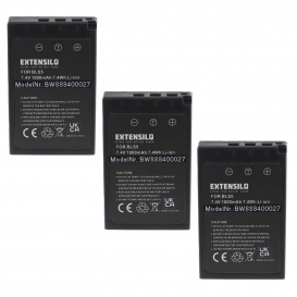 More about EXTENSILO 3x Akku kompatibel mit Olympus Stylus 1s, 1 Kamera (1000mAh, 7,4V, Li-Ion) mit Infochip