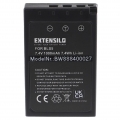EXTENSILO 3x Akku kompatibel mit Olympus Stylus 1s, 1 Kamera (1000mAh, 7,4V, Li-Ion) mit Infochip