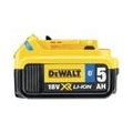 DeWALT Ersatz-Akku DCB284B-XJ - 2 x Bluetooth-Akku 18 V / 5 Ah Li-Ion XR Doppelpack - robuster Schiebe-Akku für jeden Baustellen