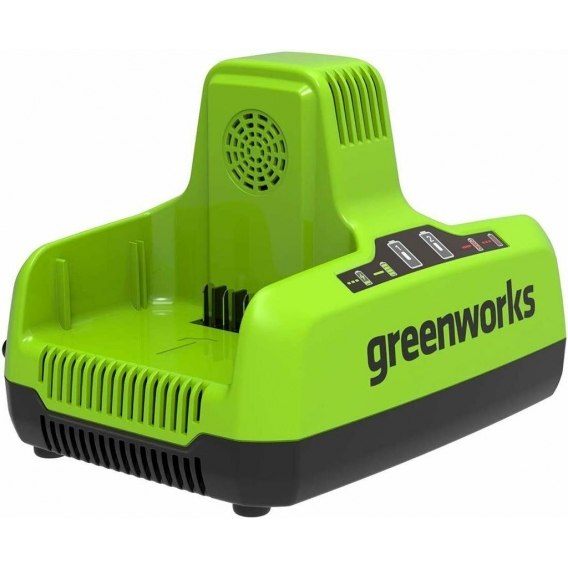 Greenworks 80V 8A Dual Slot Ladegerät für Greenworks Pro 80v Li-Ion Akku