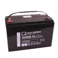 Q-Batteries 12AGM-76 Traktionsbatterie 12V 97Ah (5h) 115Ah (20h), wartungsfreier AGM-Akku VRLA