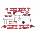 Upgrades Ersatzteile Kit Fit für WLtoys 144001 1/12 Skala 124019 124018 Schaukel Arme Steering Hub Zugstange Dogbone Motor getri