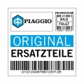 Dekorsatz Piaggio Aufkleberset, Schrift rot für NRG Bj. 2013, 1B000185000A2