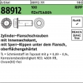 Zylinderflanschschraube R 88912 Sperr-Ripp Innen-6-kant M 6 x 12 100 zinkbesch. Gleitmittel flZnnc 480h-L