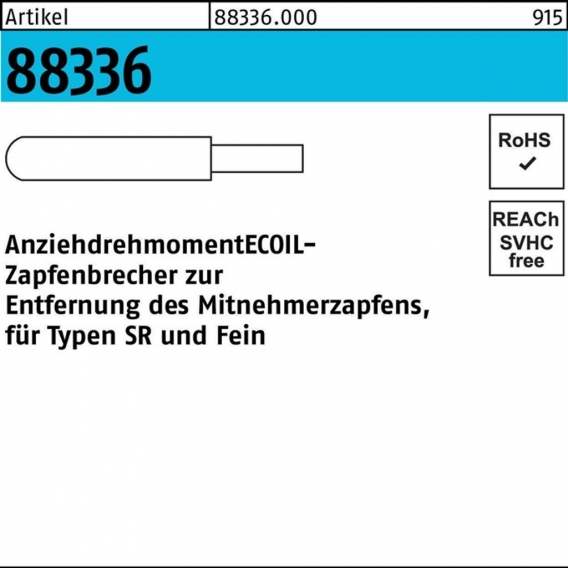 AMECOIL Zapfenbrecher R 88336 M 3 Stahl