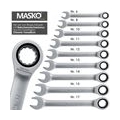 Masko® 969 tlg Werkzeugkoffer Werkzeugkasten Werkzeugkiste Werkzeug Trolley ✔ Profi ✔ 949 Teile ✔ Qualitätswerkzeug , Farbe:Blau
